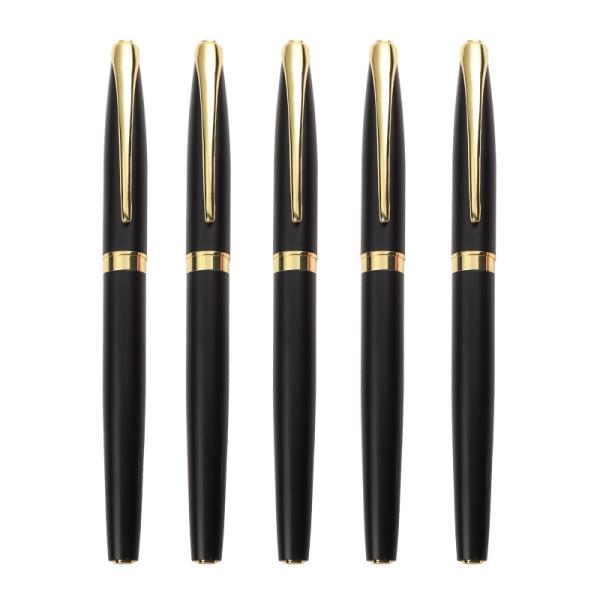 Metal Business Signature Pen Print Logo Roller Pen For Meeting Office