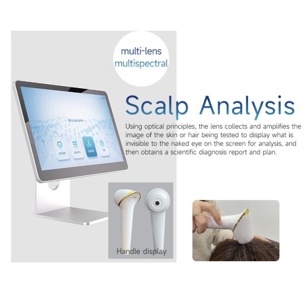 New Intelligent Skin And Hair Scalp Analysis Machine