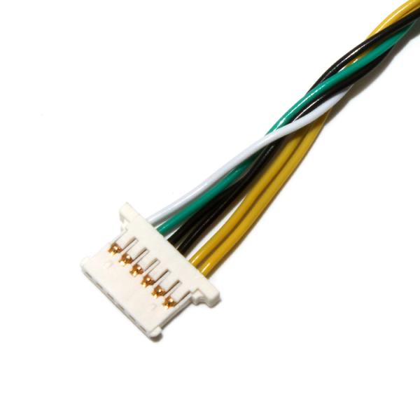 1.25mm LED Cable Assembly , Molex Cable Assembly 51146 0600 To JST PHR 6
