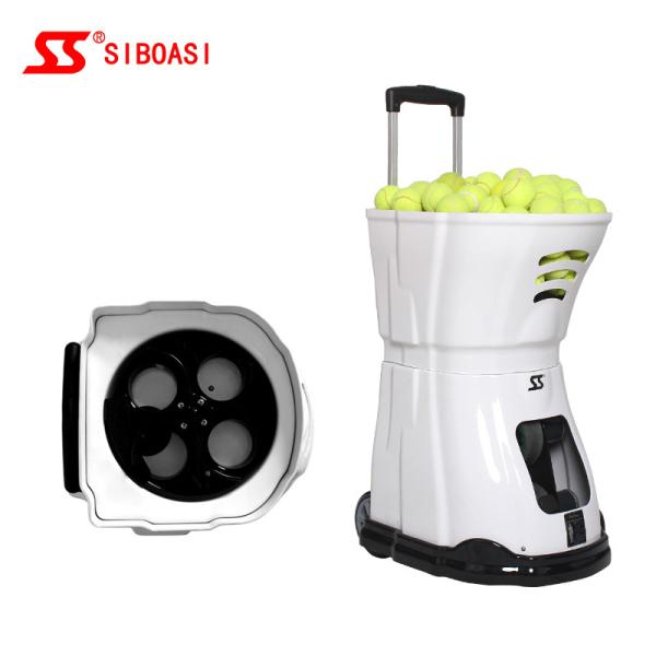 Portable S3015 Lawn Tennis Practice Machine 150 Balls For Beginner