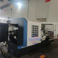 QK1325 CNC Double Chuck Pipe Threading Lathe 250mm Max Diameter