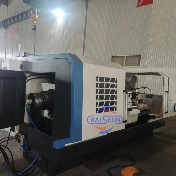 QK1325 CNC ダブルチャックパイプスレッドリングターネ 250mm マックス直径
