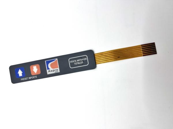Surface Mounted Custom Membrane Switches Water Resistant Membrane Switch And Panel
