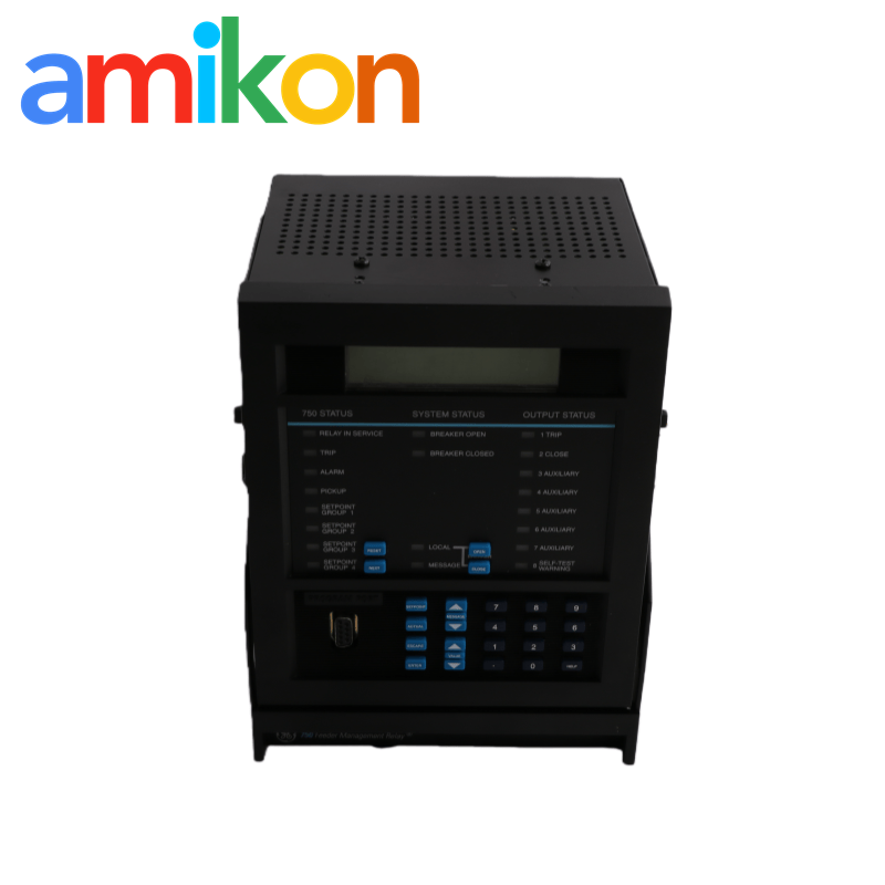 Relé de gestión de alimentadores GE Multilin 750-P5-G5-S5-HI-A1-R con entradas de corriente de fase de 5A