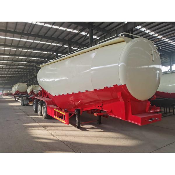 3 Axle Bulker Cement Tanker Trailer 10000 Gallon 42 Cubic Meters Fly Ash Trailer