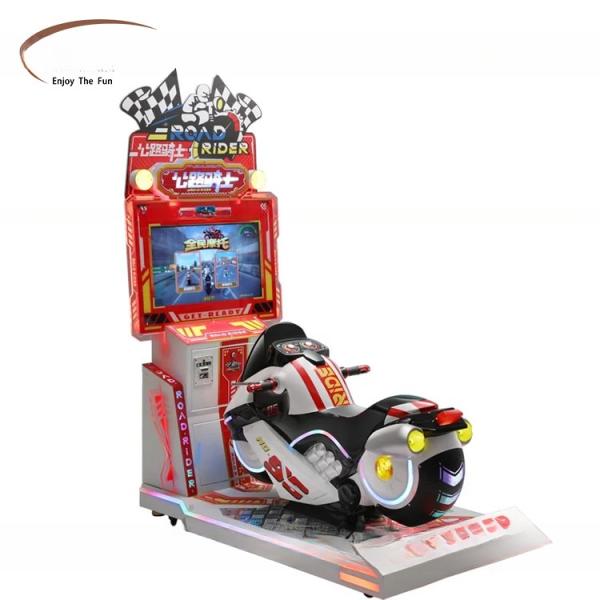 26'' LCD Screen Car Arcade Machine Arcade Motorbike Simulator Customized