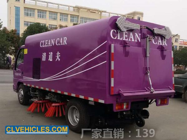 Diesel ISUZU Road Sweeper Truck 2000L Water Tank 3000L Sewage Dusty Tank