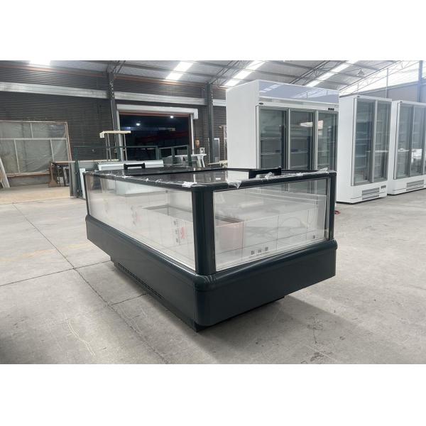 二重温度の高いガラスを持つ切替可能な島のフリーザーの製造者