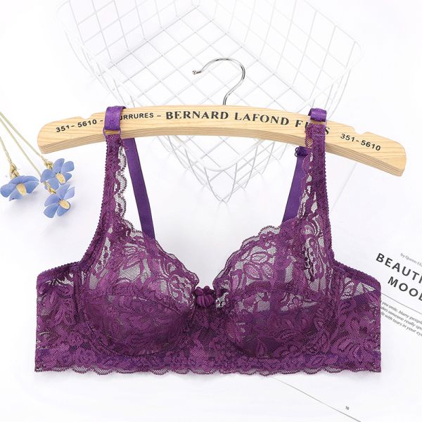 Wholesale Women Lace Bra B Cup High Quality 2025 New Design Welcome Inquiry Online on Any Time Lace Women Underwire Bra