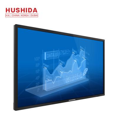 HUSHIDA do monitor capacitivo do tela táctil de 55 polegadas computador interativo do whiteboard com aplicação do ensino da escola