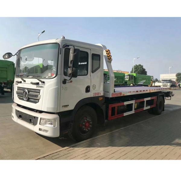 Camions à remorquer personnalisés 4X2 Dongfeng 15Tons Camion à démolition avec lit plat pliable Camion pour voiture d'accident