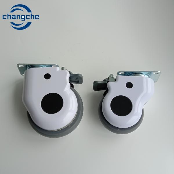 150kg Nursing Bed Floor Casters 6 Inch Heavy Duty Wheels With Bearing