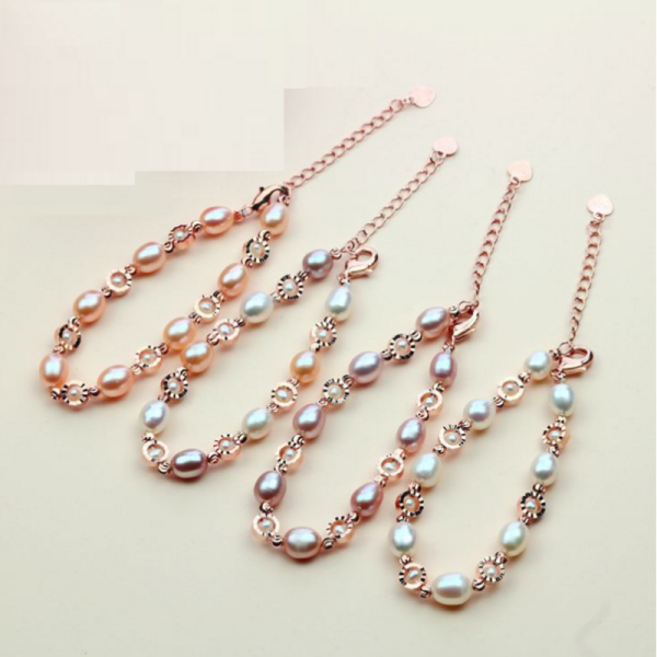 2025 Women Exquisite Baroque Fresh Water Pearl Bracelet