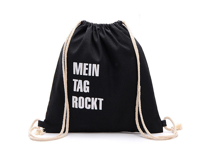 ODM OEM печатания вышивки рюкзака сумки Drawstring холста 39*30cm