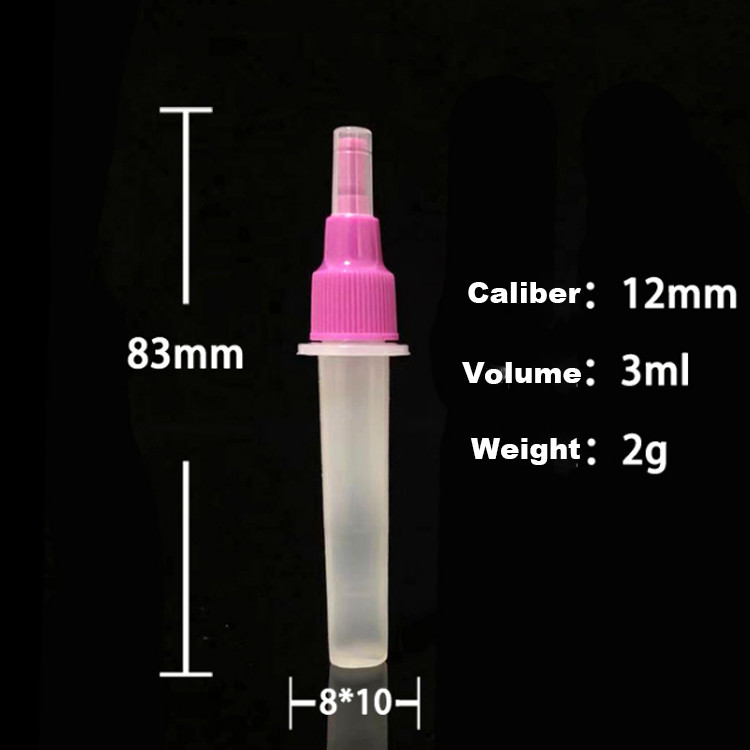 трубки обнаружения стерилизации 3ml 5ml нуклеиновые кисловочные пластиковые