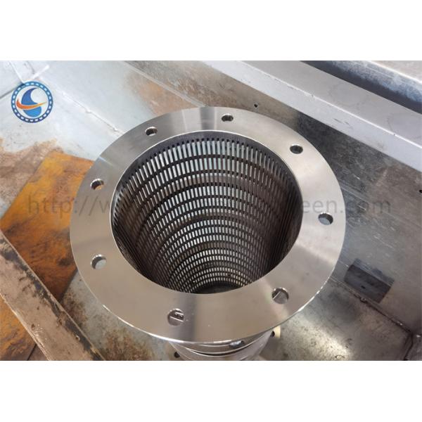 Слот 20 Нержавеющая сталь 304 Фильтрующая сетка Клиновая проволочная сетка Задний элемент промывки