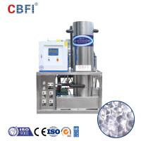 Refrigerado con agua 3 toneladas máquina de hielo por tubo control PLC ahorro de energía