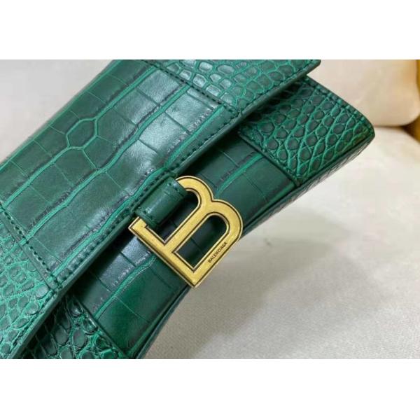 Alligator Print Crocodile Skin Bag , 23cm Luxury Tote Handbag