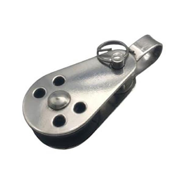 Polished Finish 8253 Stainless Steel Nylon Sheave Pulley Block