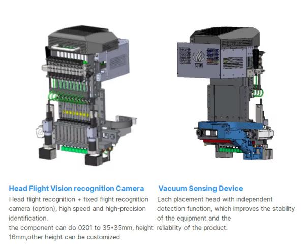 Customized 98000CPH Optimal Speed Smt PCB Mounting Pick And Place Machine