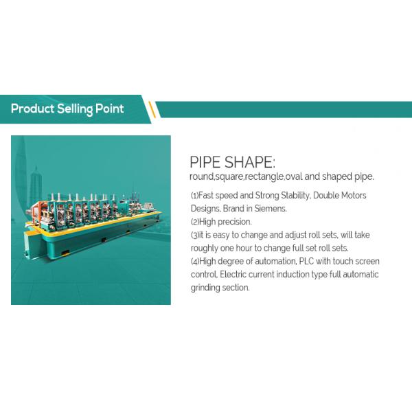 Welding Iron Pipe Making Machine For Tube Manufacturing Production Line