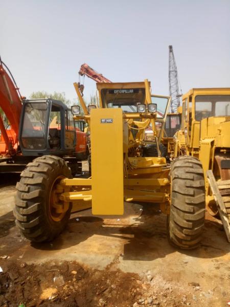 15T weight Used Motor Grader Caterpillar 140H 3306 engine with Original Paint
