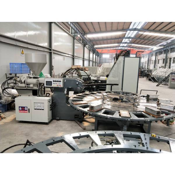 靴の回転式テーブルの射出成形機械、TPUの唯一の作成機械