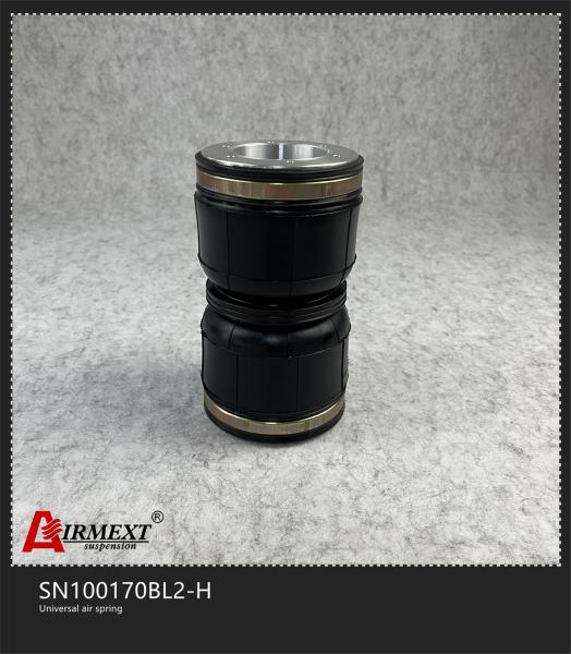 PCBR Rubber Double Convoluted Air Suspension Spring 145 PSI SN100170BL2-H