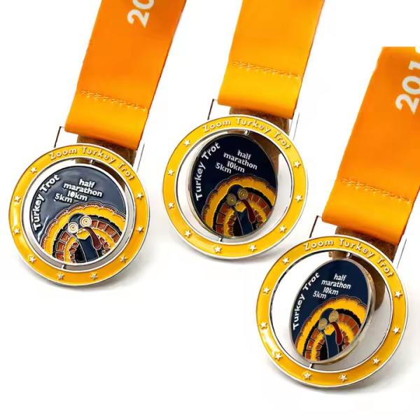 Medallas y trofeos con logotipo liso de metal personalizado, medallas clásicas de cricket y fútbol