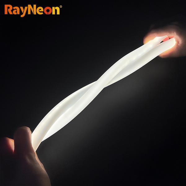 LED Silicone Neon Strip 180 Degree Waterproof Circular Outdoor Flexible LED Neon Light