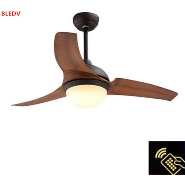 64 Inch luxury Nordic Ceiling Fans American retro ceiling fan creative 5 Blades wooden Ceiling Fan Light(WH-CLL-01)