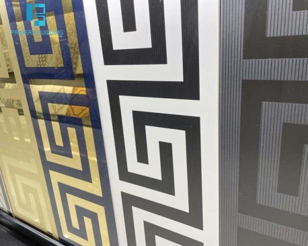 300x600mm Golden Glazed Porcelain Floor Tile for Luxury Buildings
