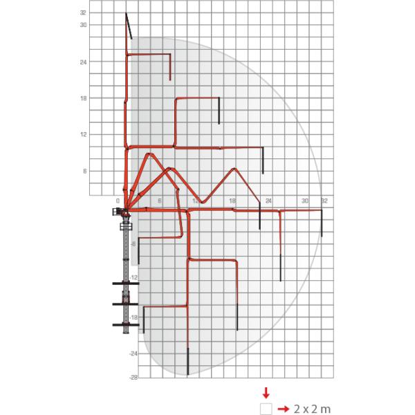 Взбираясь тип конкретный устанавливая BHD 32Z4 заграждений использовал гидравлическое