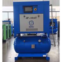 Compresor de aire de tornillo rotativo de frecuencia pequeña de 7.5kw 2 en 1