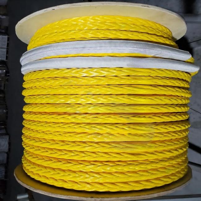 12 нитей UHMWPE Конечная верёвка Подъемная верёвка Буксирная верёвка Винтовая верёвка Рыбная верёвка