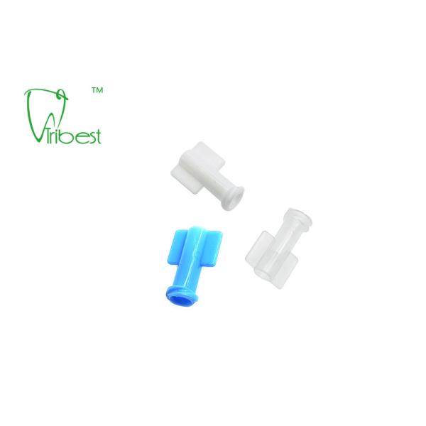 Sterile Luer Lock Luer Slip Dental Syringe Cap Disposable Blue White