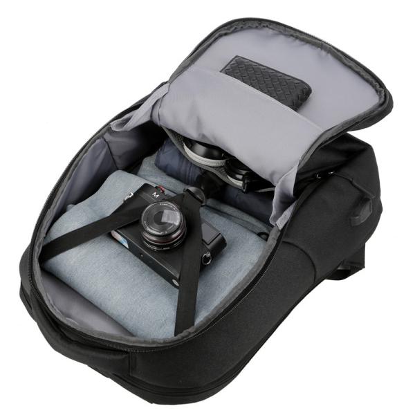 BSCI Travel Business Laptop Backpack With USB Charger Port Waterproof 0.6kg