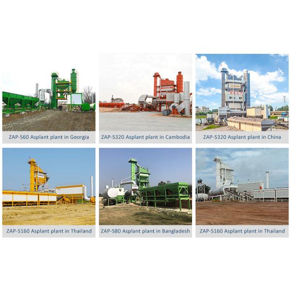 Смешивание установленное трейлером барабанчика 20t/h 80t/h асфальтирует смешивая завод