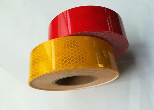 Custom Colored Automotive Semi Trailer Red Reflective Tape For Vehicles Self Adhesive 2 Inch
