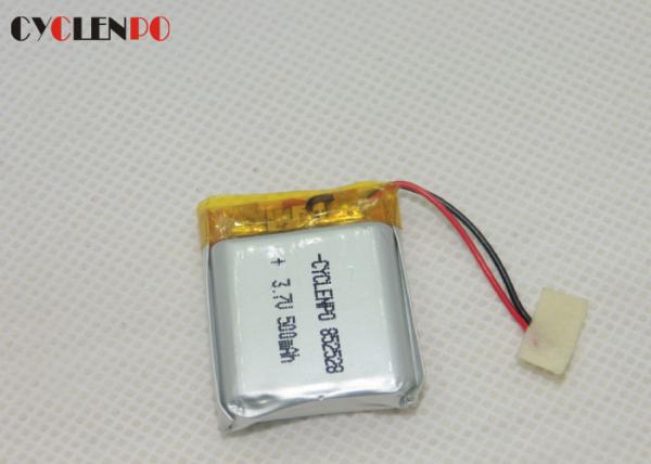 Rechargeable 3.7 V Polymer Lithium Ion Battery , High Voltage Lithium Polymer Batteries 500mah