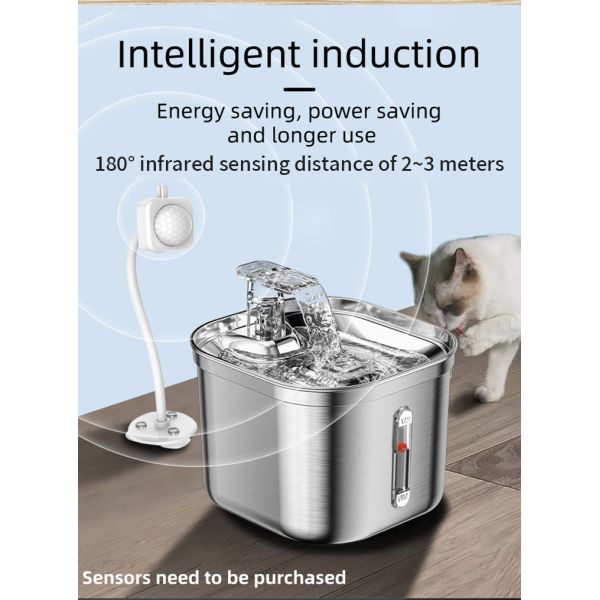 Large Capacity Intelligent Automatic Pet Water Dispenser Automatic Circulation Pet Fountain Pet Bowls & Feeders