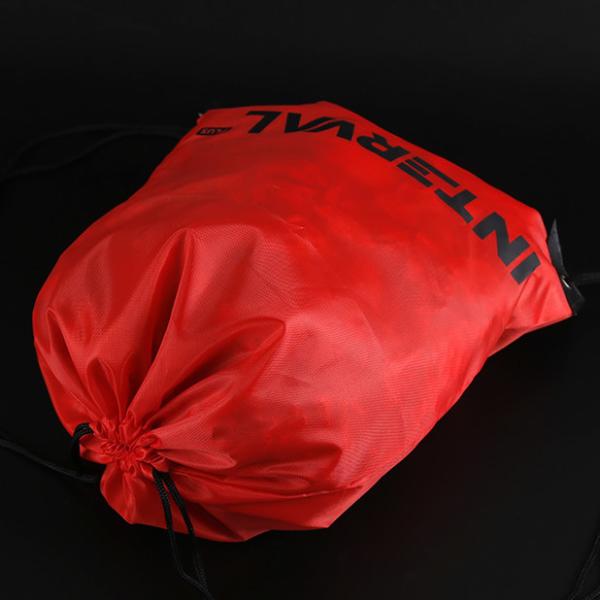 Polyester Drawstring backpacks for wholesale logo printed business gift marketing products waterproof sports bags