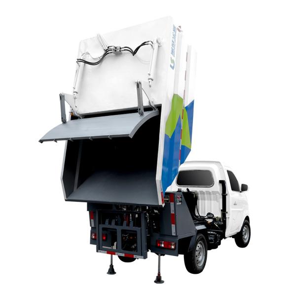 High Efficiency Garbage Dump Truck Transporting Sludge With Via Rear Unloading