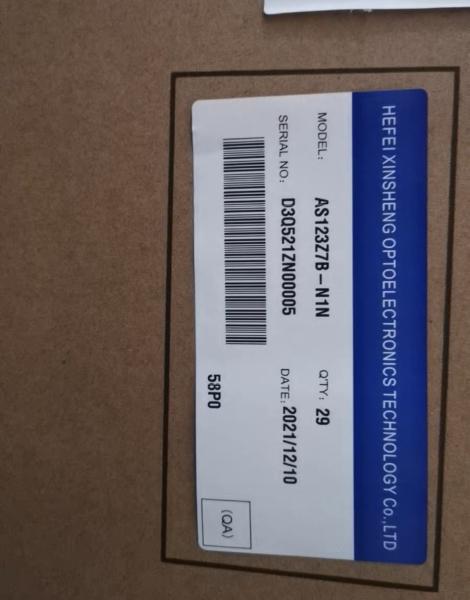 AS123Z7B-N1N BOE 12.3 1920 ((RGB) ×720 167PPI 800 cd/m2 (tipo)