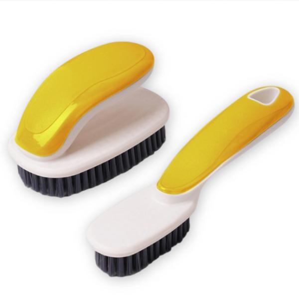 New Hanging Long Handle Multipurpose Plastic Shoe Brush And Soft Bristle Cleaning Brush Set