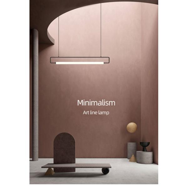 Modern Restaurant Chandelier Minimalist Bar Restaurant Indoor Rectangular  Chandelier(WH-MI-406)