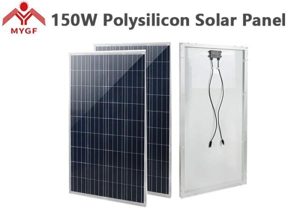 Easy Operation Polycrystalline Solar Panel High Flame Resistant TPT Stable