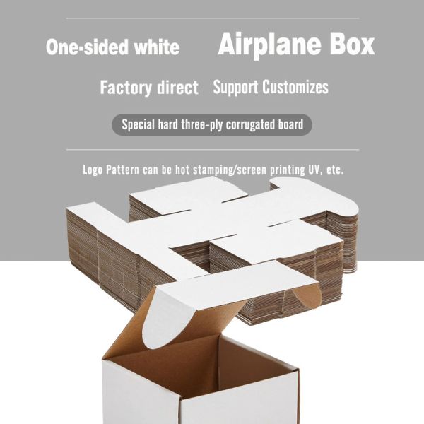 Custom Recyclable White Shipping Box Corrugated Shipping Mailing Packaging