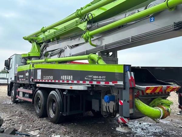Cement Transport Equipment Zoomlion Mercedes Actros 47m Diesel Used Concrete Boom Pump Truck Heavy Equipment For Construction Machinery
