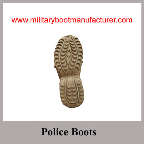 Wholesale China made Full Grain Suede Tan Color Military Tactical Desert Boots